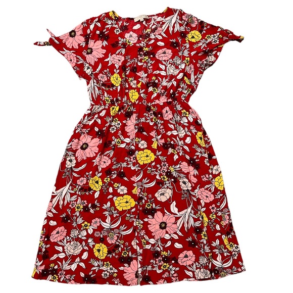 LOFT Dresses & Skirts - Loft Plus Floral Dress Size 16